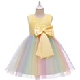thumbnail image 4 of Vestido de verano de unicornio grande para niñas, vestido de princesa, vestido para niñas, falda abullonada, 4 of 5
