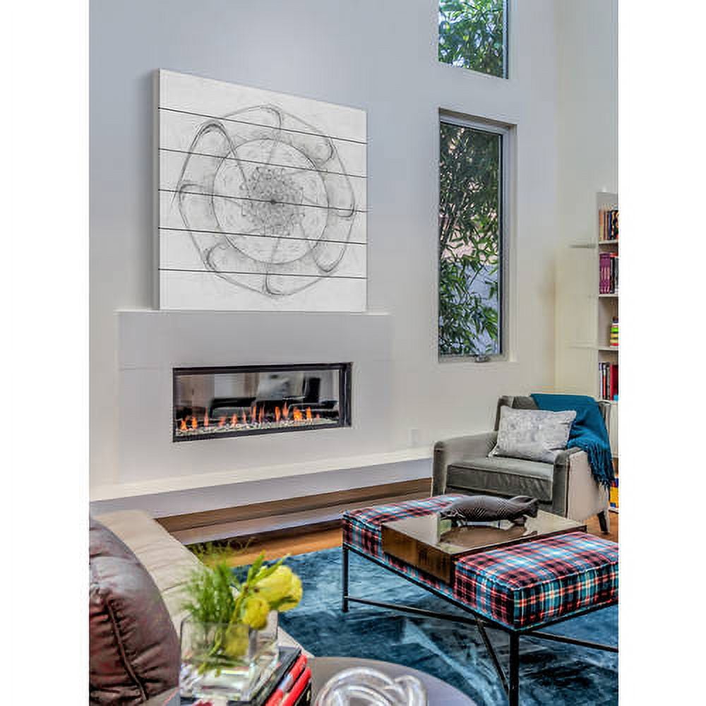 Marmont Hill "Twisted Direction" Painting Print on White Wood