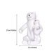 thumbnail image 5 of Ounissouiy Adornos Decoración Estatua Oso Polar Titular de dibujos animados Estante de vino Personaje Artesanía Muebles Gabinete Recuerdos Hogar Decoración del hogar Blanco, 5 of 6