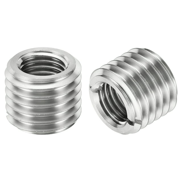 Unique Bargains Adaptateurs de Filetage Manchon Réducteur Écrou 2 Pcs M24x3 Mâle à M16x2 Femelle Écrou de Réparation 20mm