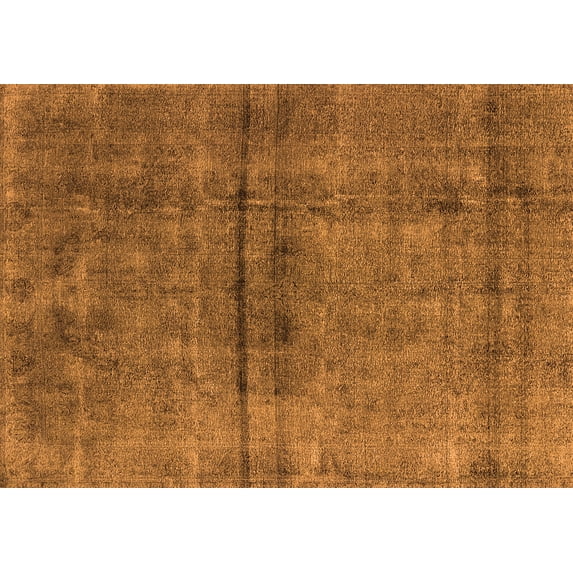 Ahgly Company Indoor Rectangle Oriental Orange Industrial Area Rugs, 2' x 4'