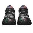 thumbnail image 5 of Mexican American flag Shoes Sneakers Black Size 13, 5 of 7