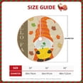 thumbnail image 2 of Lukts Hello Fall Gnomes 1 Print Color Life Christmas Tree Skirt, Winter Holiday Tree Mat Decoration ,Can be Used as A Shawl-48", 2 of 6