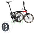 thumbnail image 4 of Bicicleta plegable de resistencia, accesorios de rueda fáciles, juego de soporte de rueda fácil, componentes de rodamiento de repuesto con tornil negro Soledad Rueda fácil de bicicleta plegable, 4 of 6