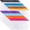 Multicolor, variant on GYA 24pcs Poly Zip Envelope, Plastic Envelope, Reusable Envelopes, 9 x 4.7 Inches, A6 Size, 10 Colors, for Office Supplies