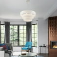 thumbnail image 2 of 58134-91-Livex Lighting-Warrenville - 4 Light Pendant In Mid-Century Modern Style-18.75 Inches Tall and 23 Inches Wide-Brushed Nickel Finish, 2 of 13