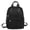 Black, variant on Student Backpack Solid Color Versatile Backpack Travel Large Capacity Bag School Backpack for Men Women Black