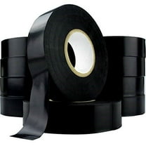 Nova Pro Supply 3/4" Roll of Black Electrical Tape, 10 Pack