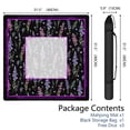 thumbnail image 2 of Elegant Mahjong Mat with Rules, 31.5*31.5in Anti Slip American Mahjong Mat for Table, Noise Reduction, Neoprene Mah jongg Mats with Carrying Bag & 3 Dices, Mahjong Set Gift, Board Tile Games Mats, 2 of 7