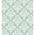 thumbnail image 3 of Ambesonne Damask Duvet Cover Sets, Floral Ivy Style Motifs Art, 2-King, Pale Sage Green White, 3 of 7