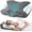 Dark Grey, variant on Pillow for  , CPAP Pillow for Side,  &  Sleepers,   Pillow for CPAP Users to Reduce Air Leaks and Mask , White