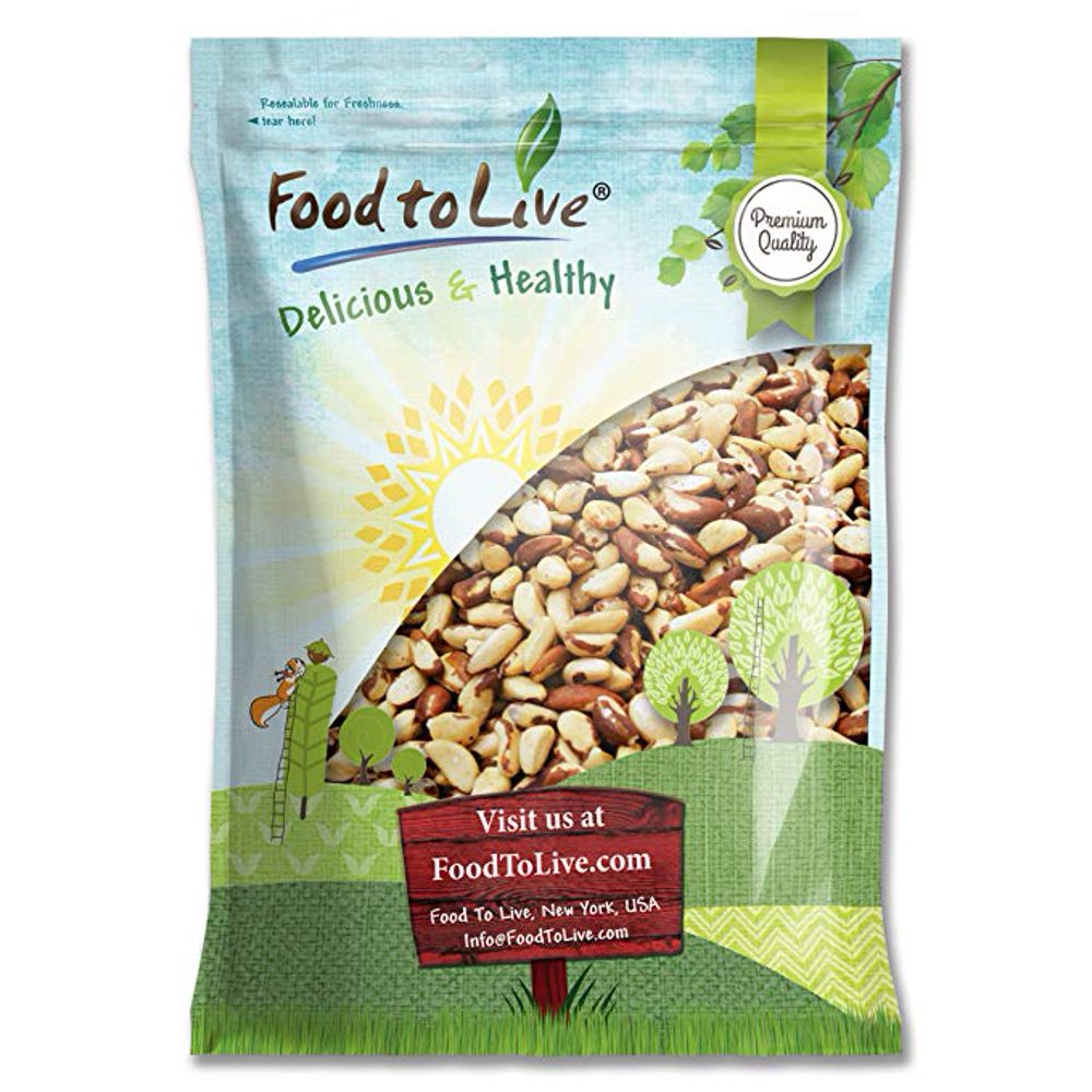 Brazil Nuts, 12 Pounds - Raw, Whole, No Shell, Unsalted, Kosher, Vegan