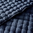 thumbnail image 4 of Juego de colcha WDCOZY Queen color azul marino de 3 piezas, 4 of 8