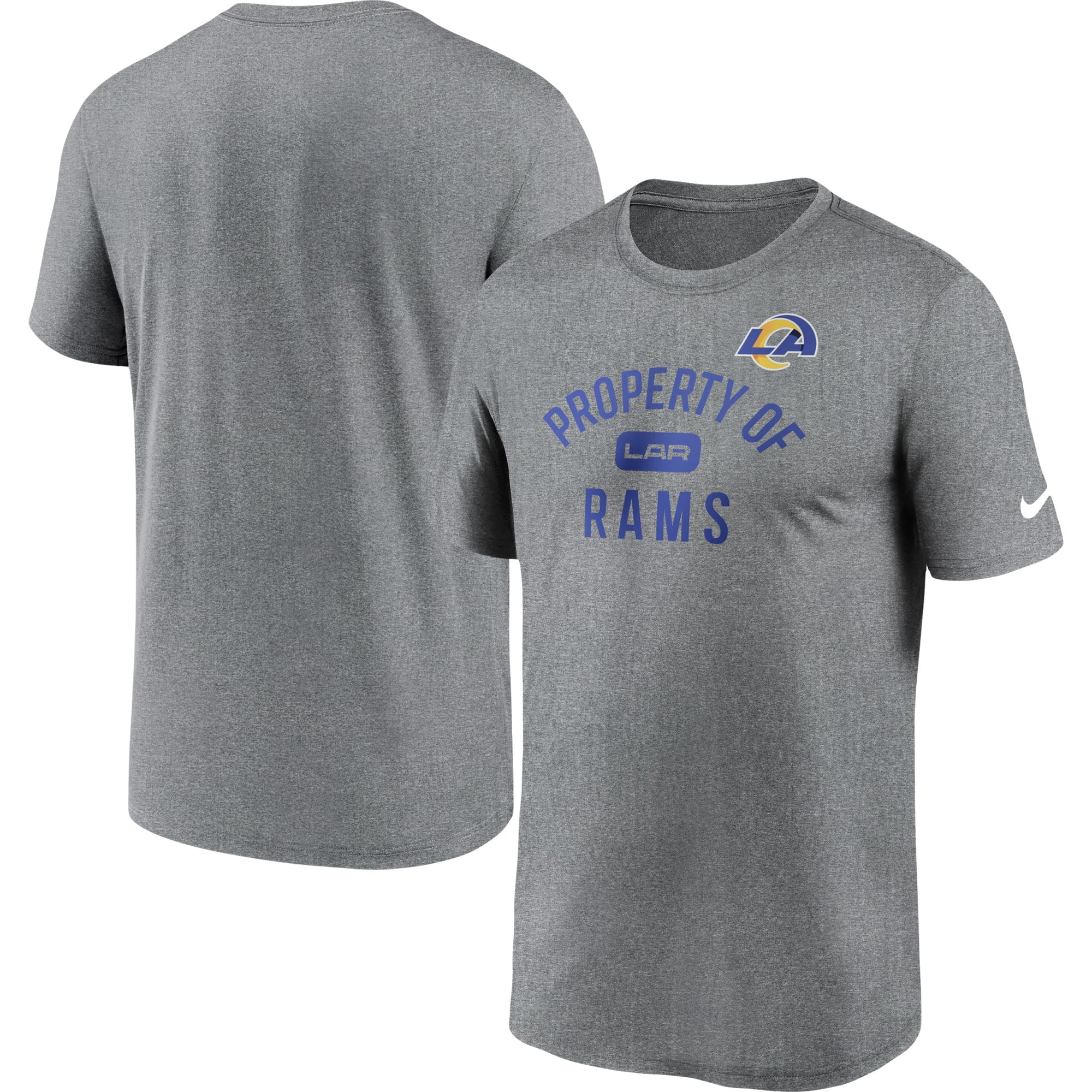 Men's Nike Heathered Charcoal Los 