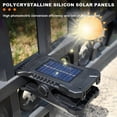 thumbnail image 5 of Lámpara Solar para Jardín, Luz Solar con Clip para Exteriores, Impermeable, para Acampar, Cercas, Calles, Decoración de Pared., 5 of 5