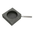 thumbnail image 3 of Molde de fundición de grafito redondo, buena conductividad térmica, resistencia a altas temperaturas, moldes de fundición de metal con ranura para mango, 3 of 5