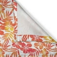 thumbnail image 4 of Ambesonne Hawaiian Window Valance, Hibiscus Flowers Art, 54" X 18", Vermilion and Yellow, 4 of 5