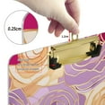 thumbnail image 4 of Flowers Roses and Floral Acrylic Clipboards 12 x 9 Inch A4 Size with Low Profile Clip Hanging Clipboard for Classroom School Office, 4 of 8