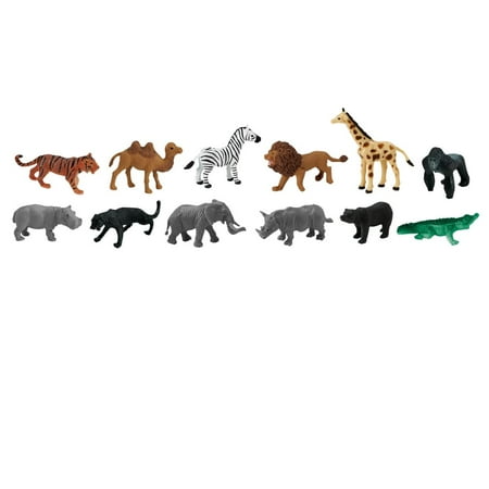 UPC: 0095866695002 | Safari Ltd. | Wild TOOB – 12 Pieces | TOOBs Collection | Miniature Toy Figurines for Boys & Girls