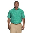 thumbnail image 5 of Ben Hogan Men's and Big Men’s Linear Flamingo Print Short Sleeve Golf Polo Shirt, up to Size 5XL, 5 of 7