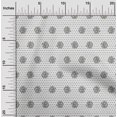 thumbnail image 1 of oneOone Cotton Poplin White Fabric Dot & Bell Flower Floral Sewing Fabric By The Yard Printed Diy Clothing Sewing Supplies 42 Inch Wide, 1 of 4