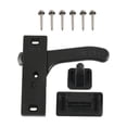 thumbnail image 2 of Black RV Screen Door Latch Screen Door Latch and Handle ,Mounting Hardware, Camper Door Latch Right Hand Handle for RV Motor Home, 2 of 10