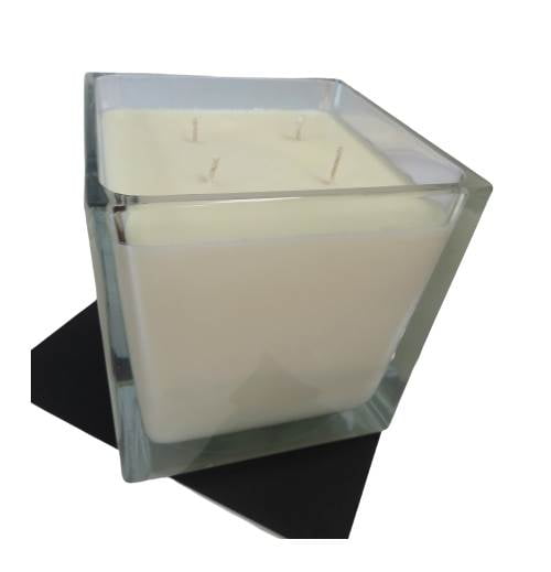 Four Wick Extra Large Luxury Candle in White