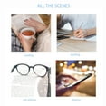 thumbnail image 4 of MODFANS Round 1.00 Reading Glasses for Women Ladies Blue Light Blocking Circle Readers Blue Ray Circular Cheaters Glasses 4 Pack, 4 of 5
