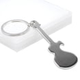 thumbnail image 3 of Xuanheng 3X Guitar Shaped Beer Bottle Opener Keychain Key Holder for Car Keys Organizer, 3 of 8
