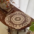 thumbnail image 2 of Set of 2 Retro Lace Placemats, French Crochet Doilies, Hand Embroidered Table Mat, Beige Table Mat 12 x 16", 2 of 5