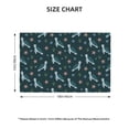 thumbnail image 2 of Rocae Cute Turtle Printed Heat Resistant Place Mats,Classic Hemstitch Cloth Fabric Placemats Imitation Linen Place Mat Table Mats 18x12 inch, 2 of 5