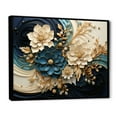 thumbnail image 2 of Designart "Liquid Ink VORTEXscape II" Abstract Spirals Floater Framed Canvas Print, 2 of 7