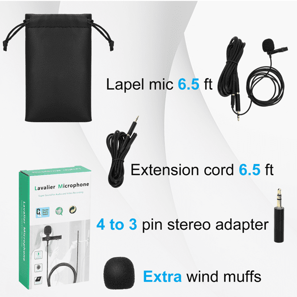 Pixel Lavalier Microphone for iPhone (Apple MFi-Certified) | Lav Mic for  iPhone for Vlogging | External Microphone for iPhone Video Recording