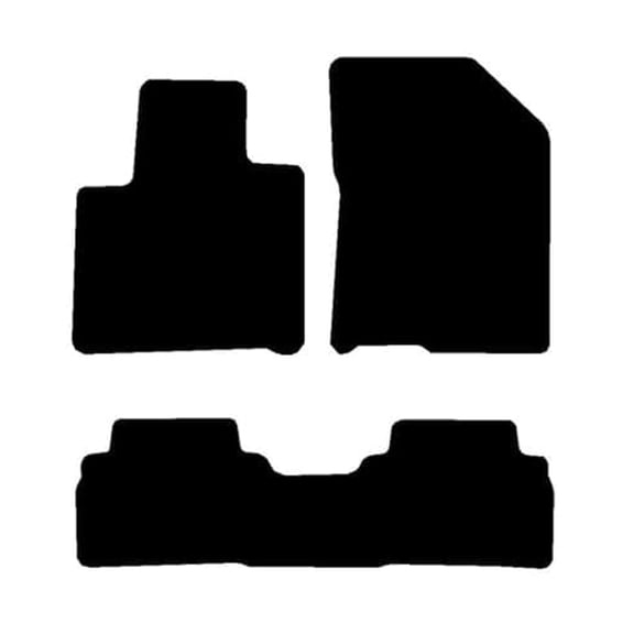 Auto Mats and Accessories 3 Piece Set Custom Carpeted Floor Mats Compatible with 2016-2021 Kia Sorento (Black) Made in The USA