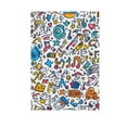 thumbnail image 6 of Yayeee Garden Flag 28" x 40" Double Sided Outdoor Yard Lawn Holiday Decorations, Doodle Pattern, 6 of 6