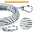 thumbnail image 5 of X XBEN 30 Feet Tie Out Cable for Dogs, Locking Carabiner Dog Runner Chain for Outside, Yard, Camping, Up to 250 Pounds, 5 of 13