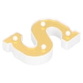 thumbnail image 3 of Sign Lamp, Alphabet Lamp Wide Application Warm White Gold Easy To Use  For Decorative Light For Birthday Party, 3 of 8