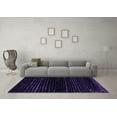 thumbnail image 3 of Ahgly Company Indoor Square Abstract Purple Modern Area Rugs, 4' Square, 3 of 4