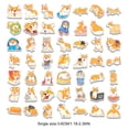 thumbnail image 4 of Décoration de Chien Corgi Mignon Dessin Animé Sac Moto Carnet Autocollant, 4 of 8