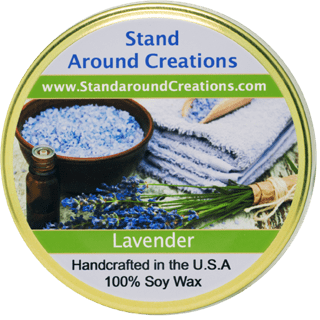LAVENDER TUREEN 11-OZ. ALL NATURAL SOY CANDLE
