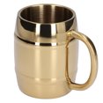 thumbnail image 1 of Water Cup, Coffee Mug Exquisite Double Layer Heat Insulation Rustproof  For Office For Restaurant 420ml, 1 of 8