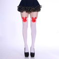 thumbnail image 5 of ZPAQI Bows Accent Thigh High Long Socks for Women Fishnet Stockings, 5 of 21