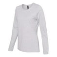 thumbnail image 2 of Hanes Perfect-T Women’s Long Sleeve Scoopneck T-Shirt Size up to 5XL, 2 of 5