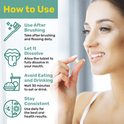 ProBiora Health Hint of Mint Dental Probiotic Breath Mints for Oral Care and Gum Health, Probiotics for bad breath, Oral probiotic, Oral Health, Sugar-free mints, 30 Tablets