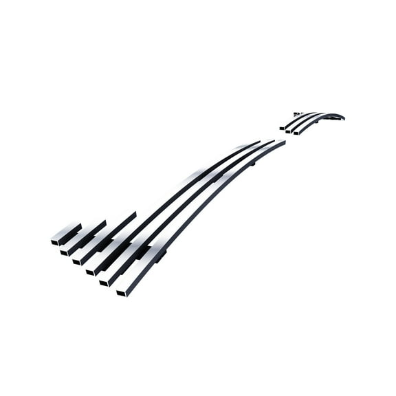 APS Compatible with Chevy Impala 2014-2016 Only for LTZ Fog light Cover Chrome Billet Front Grill Grille Insert C65947A