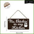 thumbnail image 2 of 6x12 IN Funny Rustic Wood Wall Sign,Kitchen Wooden Sign Plaque Wall Hanging Kitchen Wall Art,Vintage Wall Hanging Art Farmhouse Kitchen Wall Decor, 2 of 5