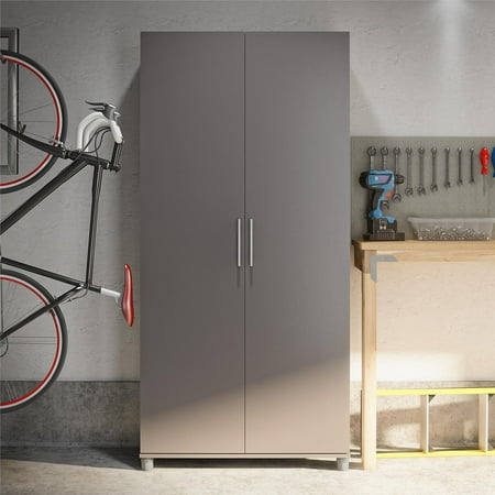 Systembuild Evolution Westford 36" Garage Storage Utility Cabinet, Graphite Gray
