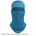 thumbnail image 3 of tamizeot Cycling Skiing Face Mask Outdoor Riding Hooded Windproof Soft Half Face Mask Elastic Headscarf Multifunction Breathable Mask lake blue 1Set, 3 of 6