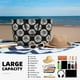 thumbnail image 5 of Fotbe White Sunflowers Bolsa de Viaje para Playa - Resistente al Agua, Bolsa Tote de Gran Capacidad y Ligera con 7 Bolsillos para Mujeres y Hombres, 5 of 7