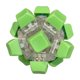 thumbnail image 1 of Pelota antiestrés con teclado y clicker para oficina, juguete sensorial para pasar el rato Verde brillante, 1 of 9